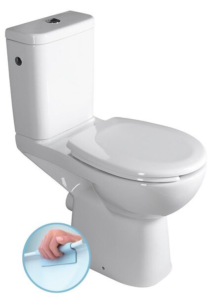 CERSANIT Sapho, ETIUDA WC kombitál megemelt Peremnélküli, hátsó hulladék, K11-0221