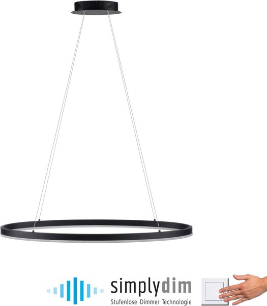 Paul Neuhaus modern függeszték titus antracit pln2392-13