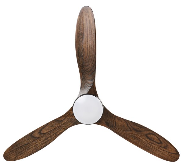 Mennyezeti ventilátor világítással MOYAR Távirányítóval LED Sötétbarna