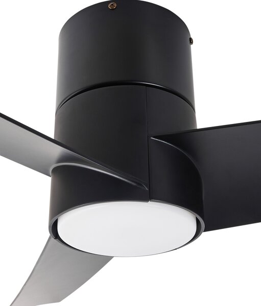 Mennyezeti ventilátor világítással CANETE Távirányítóval LED Fekete