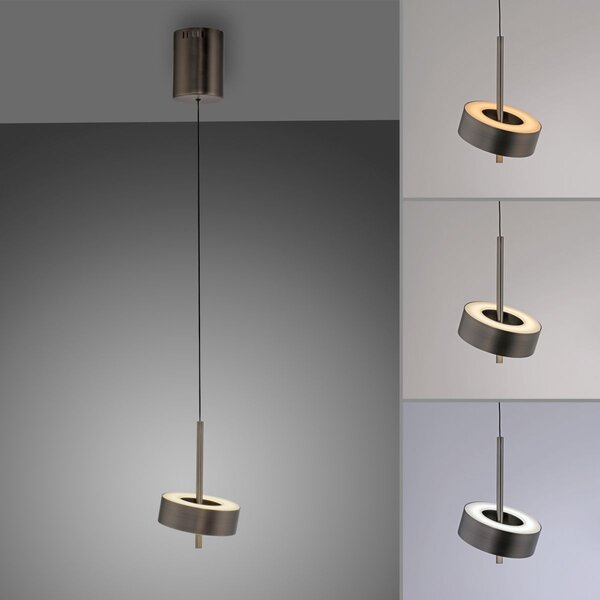 Paul Neuhaus modern függeszték q-rotate barna ezüst pln2247-34