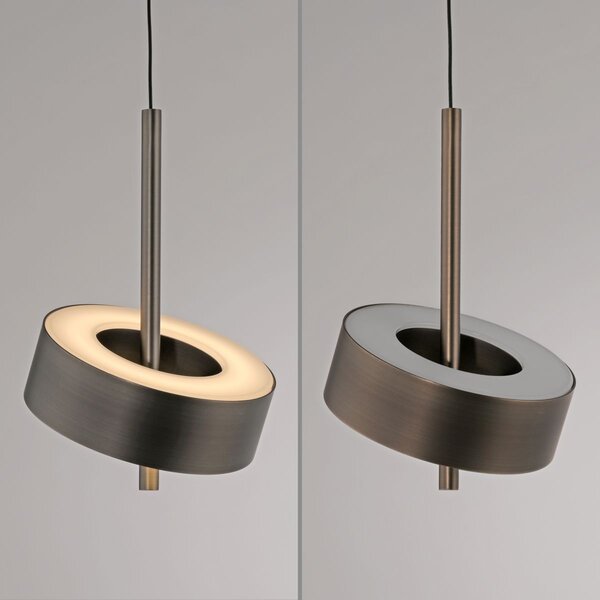 Paul Neuhaus modern függeszték q-rotate barna ezüst pln2247-34