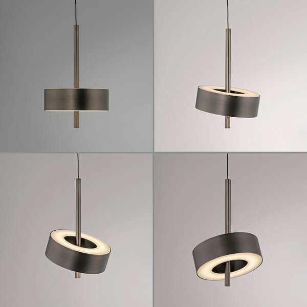 Paul Neuhaus modern függeszték q-rotate barna ezüst pln2247-34