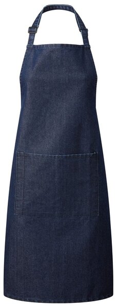 Premier Workwear Kantáros konyhai kötény zsebbel - Indigo denim
