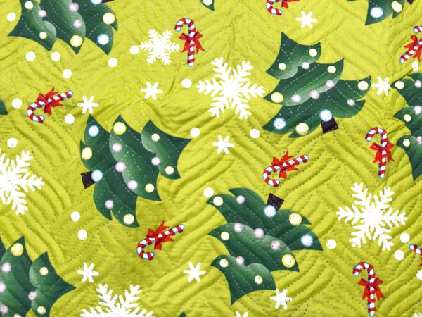 Ágytakaró CHRISTMAS TREE, zöld Méret: 170 x 210 cm