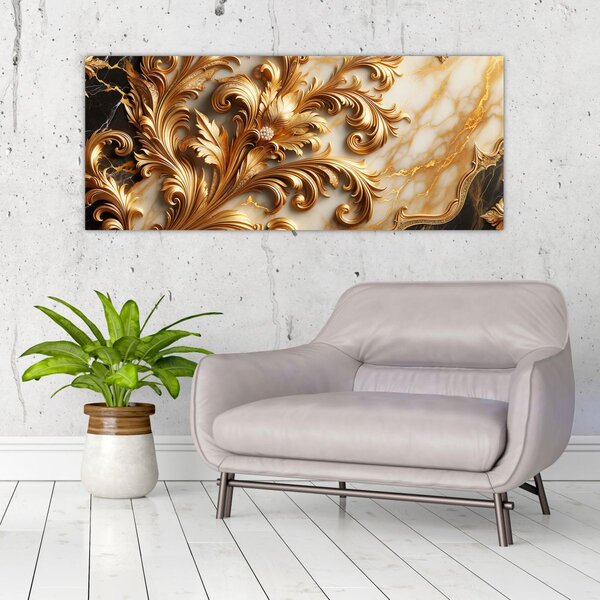 Kép - Márvány arannyal (120x50 cm)