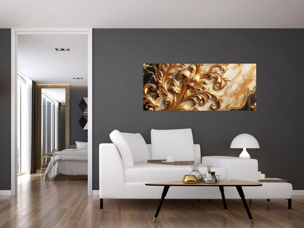 Kép - Márvány arannyal (120x50 cm)