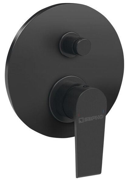 Sapho Sapho, KAI rejtett zuhanycsaptelep, 2 kimenet, matt fekete, KA42 / 15