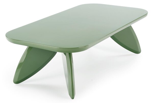 Lumis téglalap alakú dohányzóasztal 120 cm - zöld