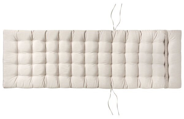 Kerti párna napozóágyhoz CESANA PREMIUM 192 x 56 cm Világosbézs