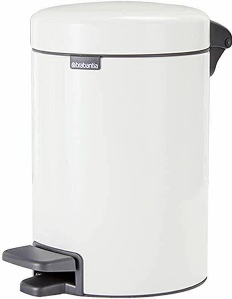 Brabantia Newicon 3 literes pedálos fém szemetes - Fehér