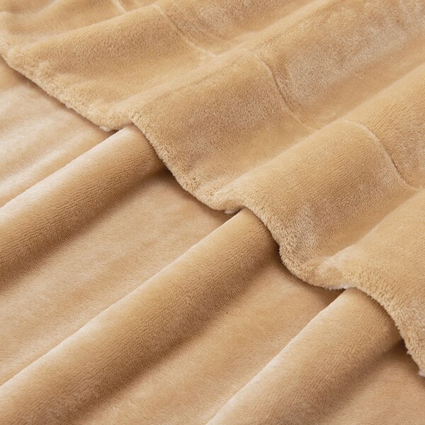 Fleece takaró 150x200 cm camel