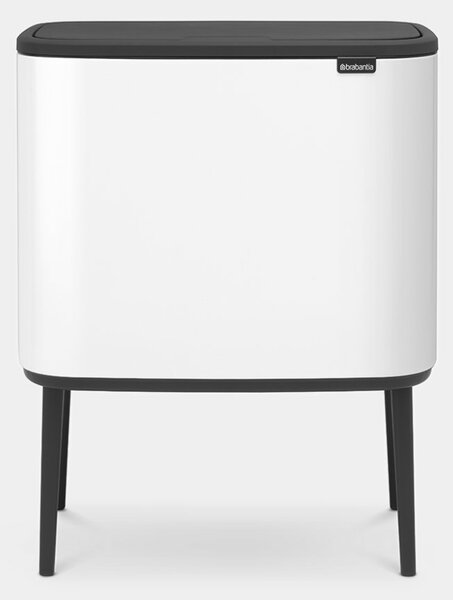 Brabantia Bo Touch Bin 3x11 literes szelektív fém szemetes - Fehér
