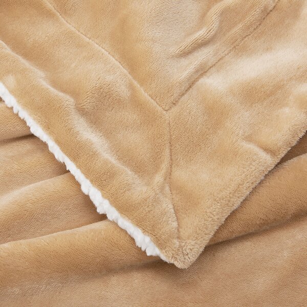 Fleece takaró 150x200 cm camel