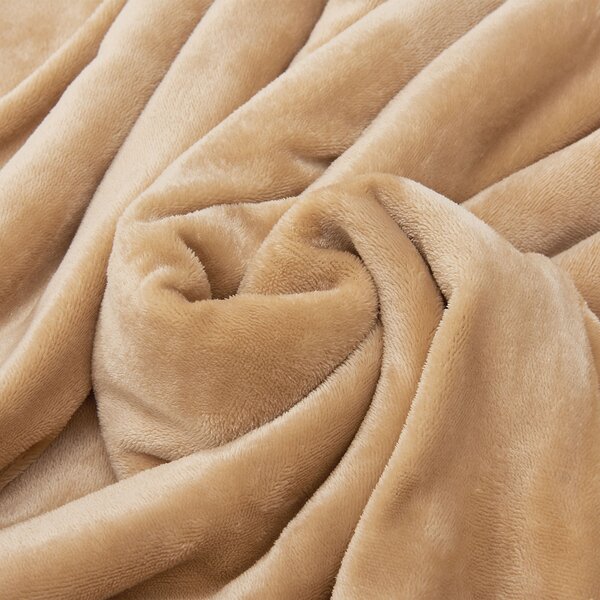 Fleece takaró 150x200 cm camel