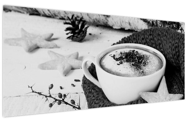 Kép - Téli cappuccino (120x50 cm)