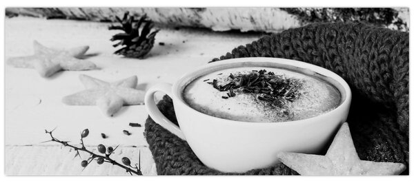 Kép - Téli cappuccino (120x50 cm)