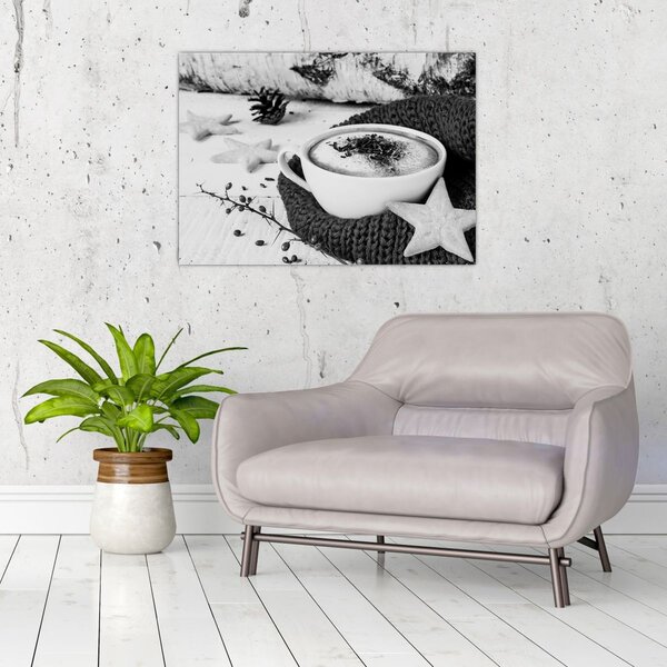 Kép - Téli cappuccino (70x50 cm)