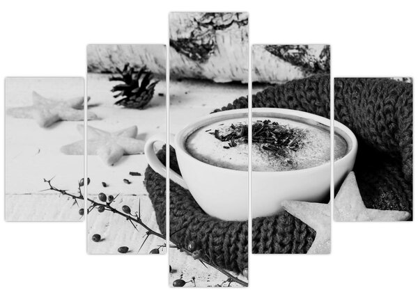 Kép - Téli cappuccino (150x105 cm)