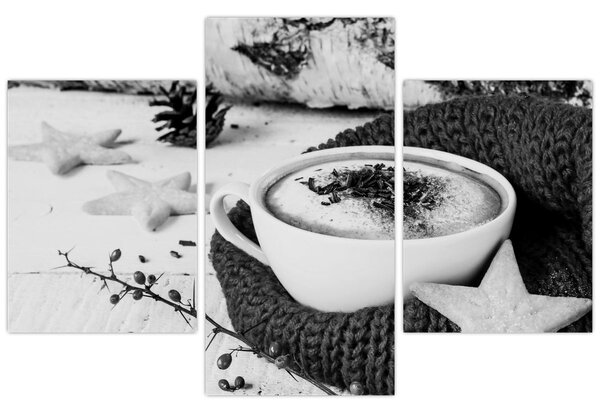 Kép - Téli cappuccino (90x60 cm)
