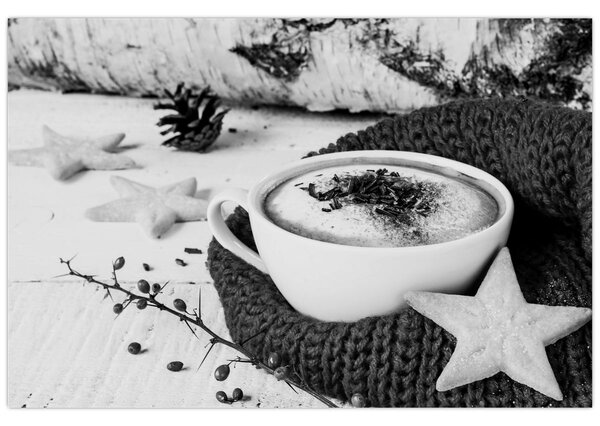 Kép - Téli cappuccino (90x60 cm)