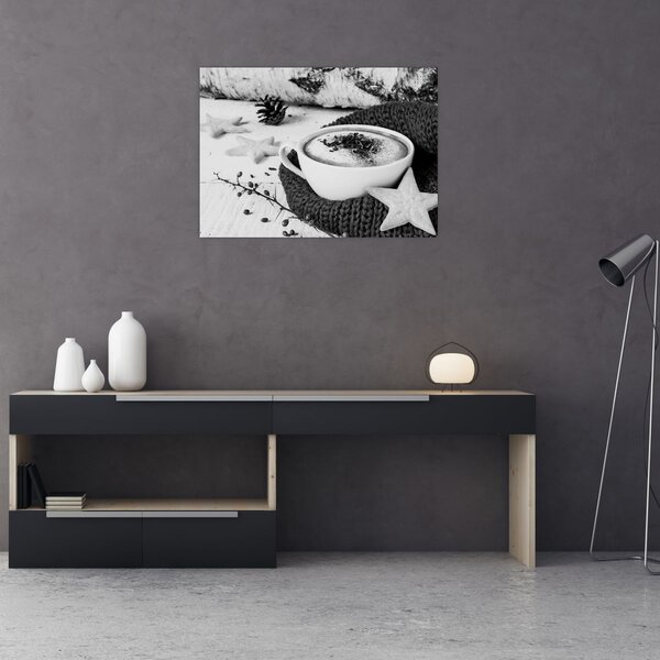 Kép - Téli cappuccino (70x50 cm)