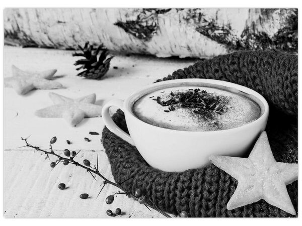 Kép - Téli cappuccino (70x50 cm)