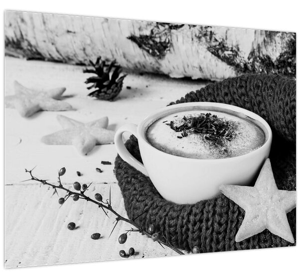 Kép - Téli cappuccino (70x50 cm)