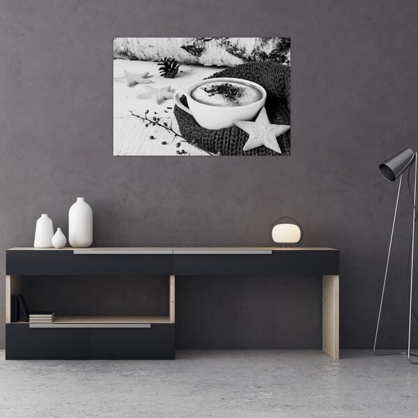 Kép - Téli cappuccino (90x60 cm)