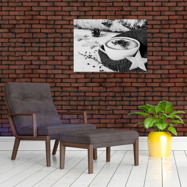 Kép - Téli cappuccino (70x50 cm)