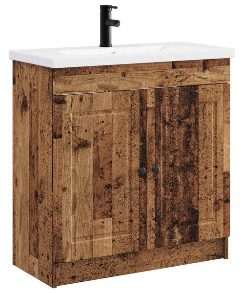 Fürdőszoba bútor szett Antik Fa 78,5 x 37,5 x 81 cm Szerelt Fa