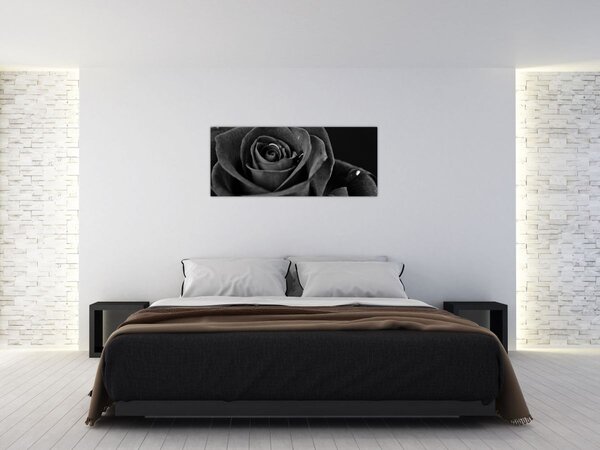 Kép - Bíborvörös rózsa (120x50 cm)