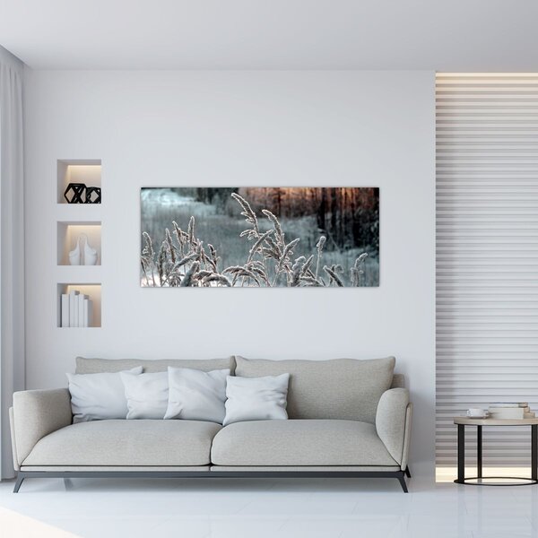 Kép - Fagyott rét (120x50 cm)