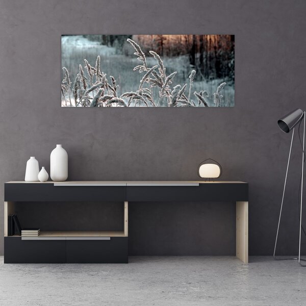 Kép - Fagyott rét (120x50 cm)