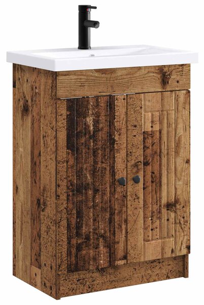 Fürdőszoba bútor szett Antik Fa 56 x 37,5 x 81 cm Szerelt Fa