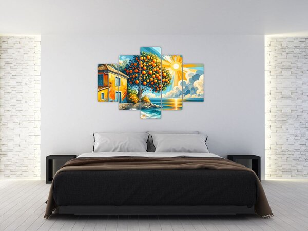 Kép - Ház narancsokkal I. (150x105 cm)