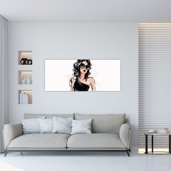 Kép - Divat nő (120x50 cm)