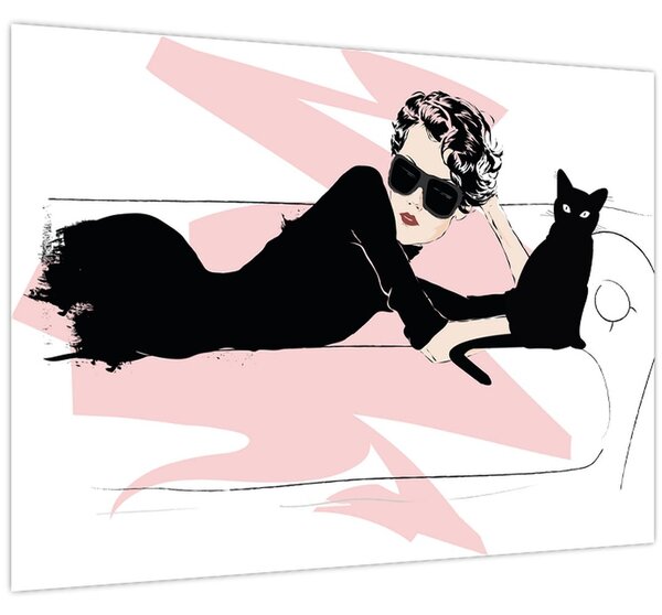 Kép - Fashion lady (70x50 cm)