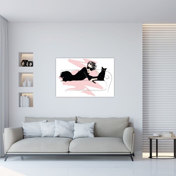 Kép - Fashion lady (90x60 cm)