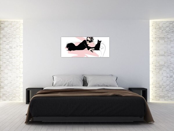 Kép - Fashion lady (120x50 cm)