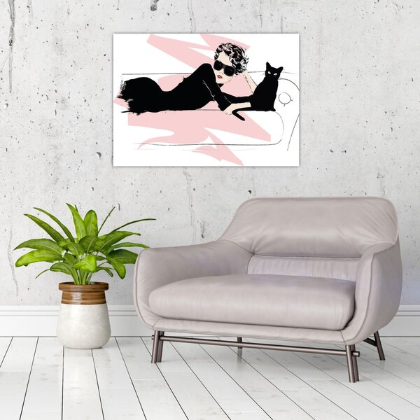 Kép - Fashion lady (70x50 cm)