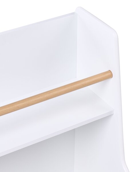 Kétszintes könyvespolc JACKIT 72 cm Fehér