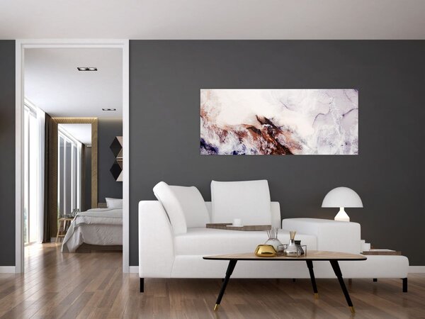 Kép - Lila márvány N⁰1 (120x50 cm)
