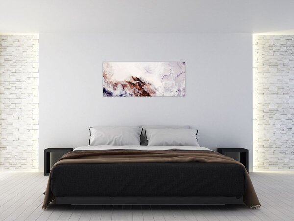 Kép - Lila márvány N⁰1 (120x50 cm)