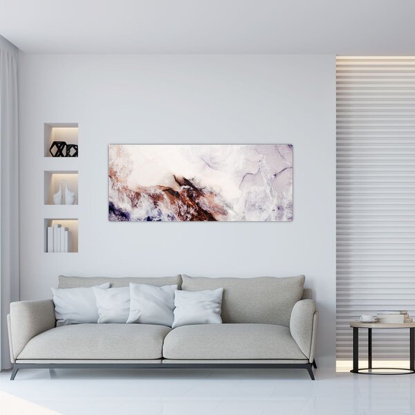 Kép - Lila márvány N⁰1 (120x50 cm)