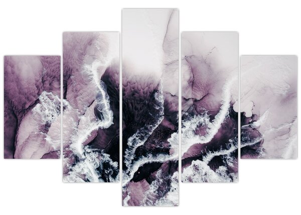 Kép - Lila márvány N⁰2 (150x105 cm)