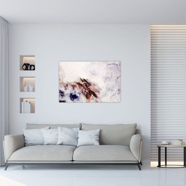 Kép - Lila márvány N⁰1 (90x60 cm)