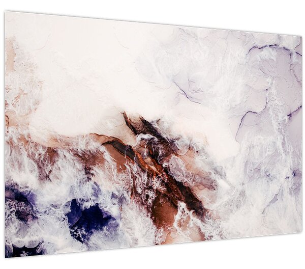 Kép - Lila márvány N⁰1 (90x60 cm)