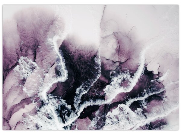 Kép - Lila márvány N⁰2 (70x50 cm)
