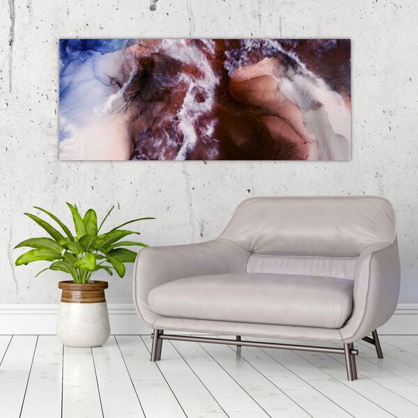Kép - Lila márvány N⁰3 (120x50 cm)